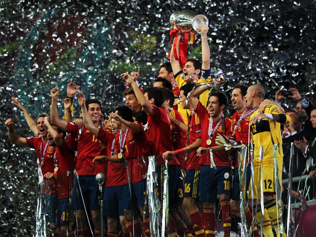 Victorious Spain