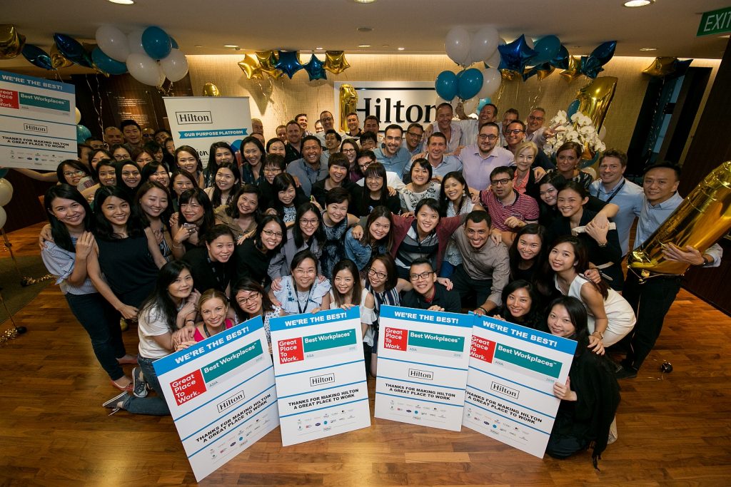 Hilton named Asias best multinational workplace 2018