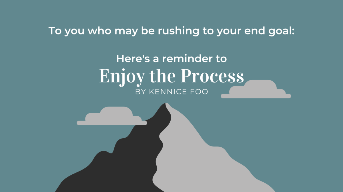 enjoy the process main banner